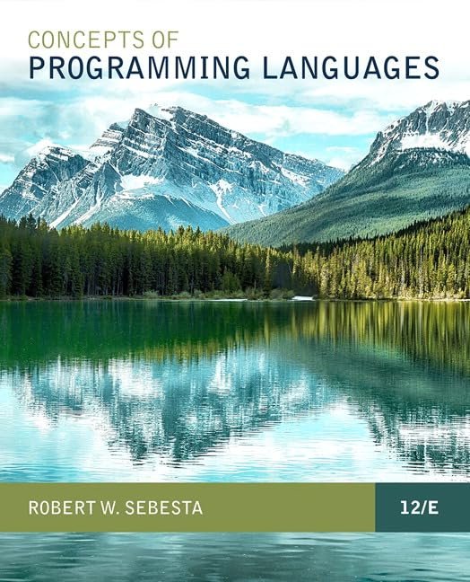Concepts of Programming Languages Concepts of Programming Languages