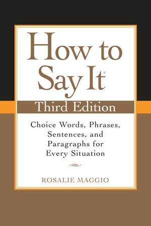 How to Say It