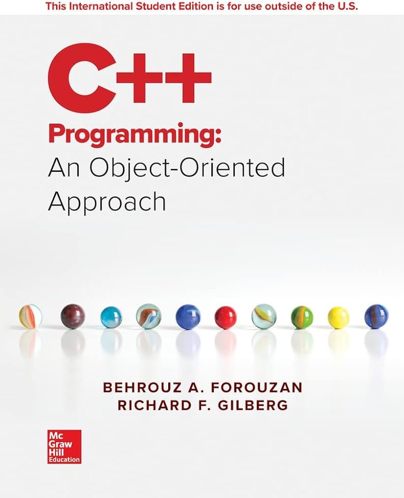 C++ Programming: An Object-Oriented Approach, 1e ISE - Al Mtba3a