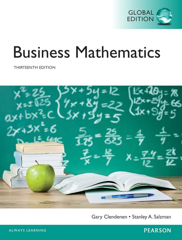 Business Mathematics, 13th Global Edition