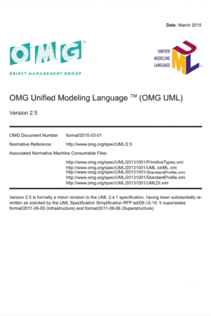 OMG Unified Modeling Language (UML) Specification